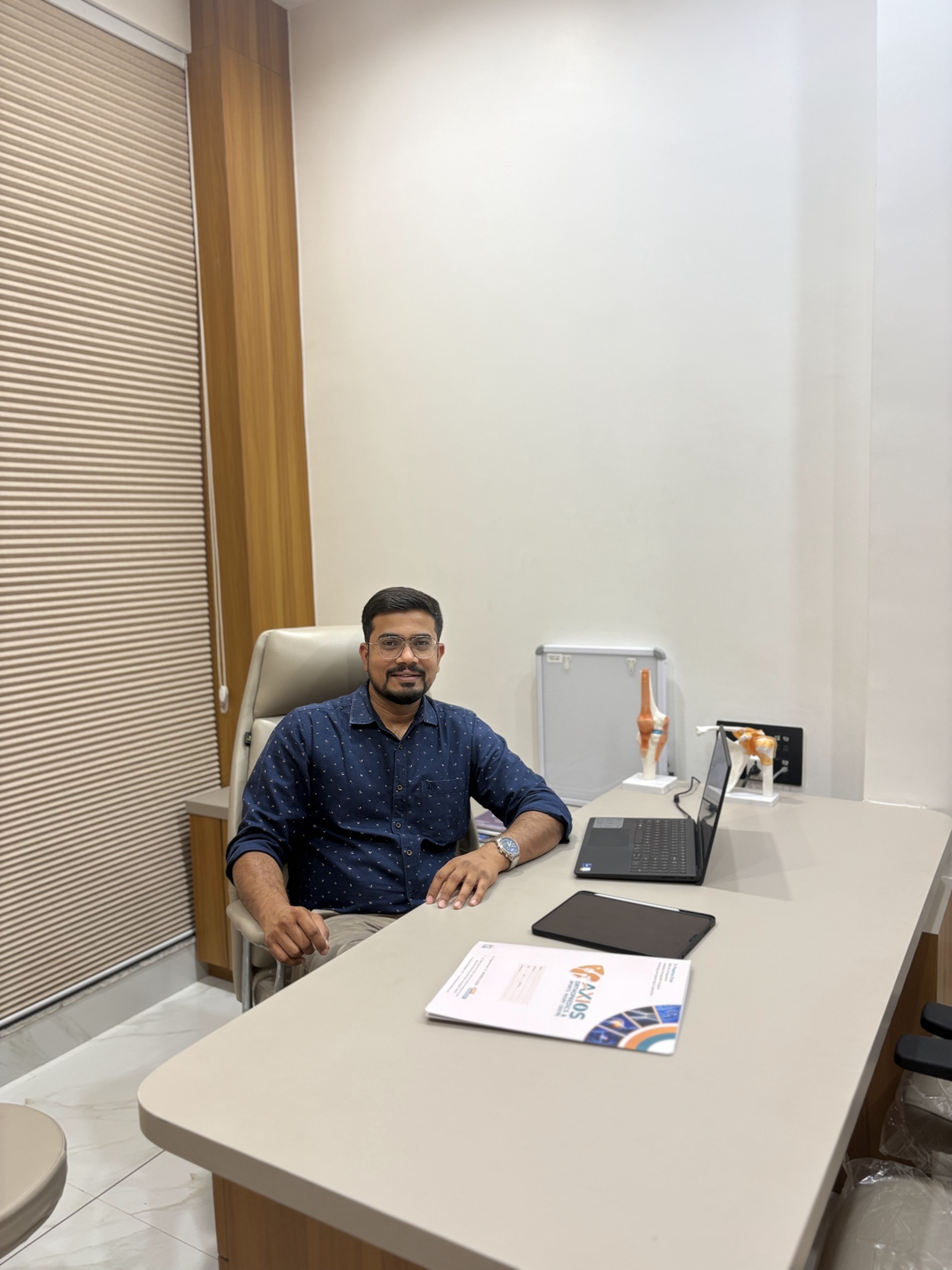 Dr. Prasanna Shah in his consultation room